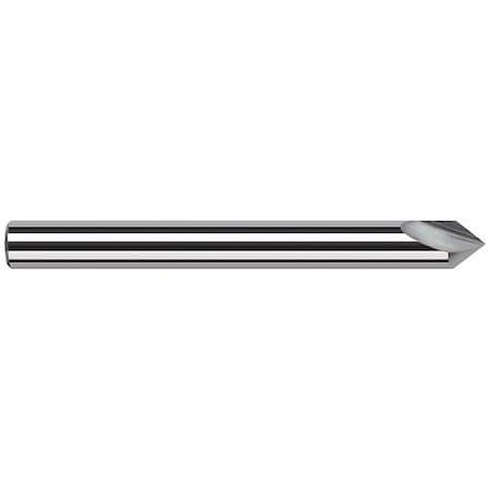 Harvey Tool 0.1250 in. 1/8 Shank dia x 20 Degree included Carbide Marking Cutter, 2 Flutes 743308